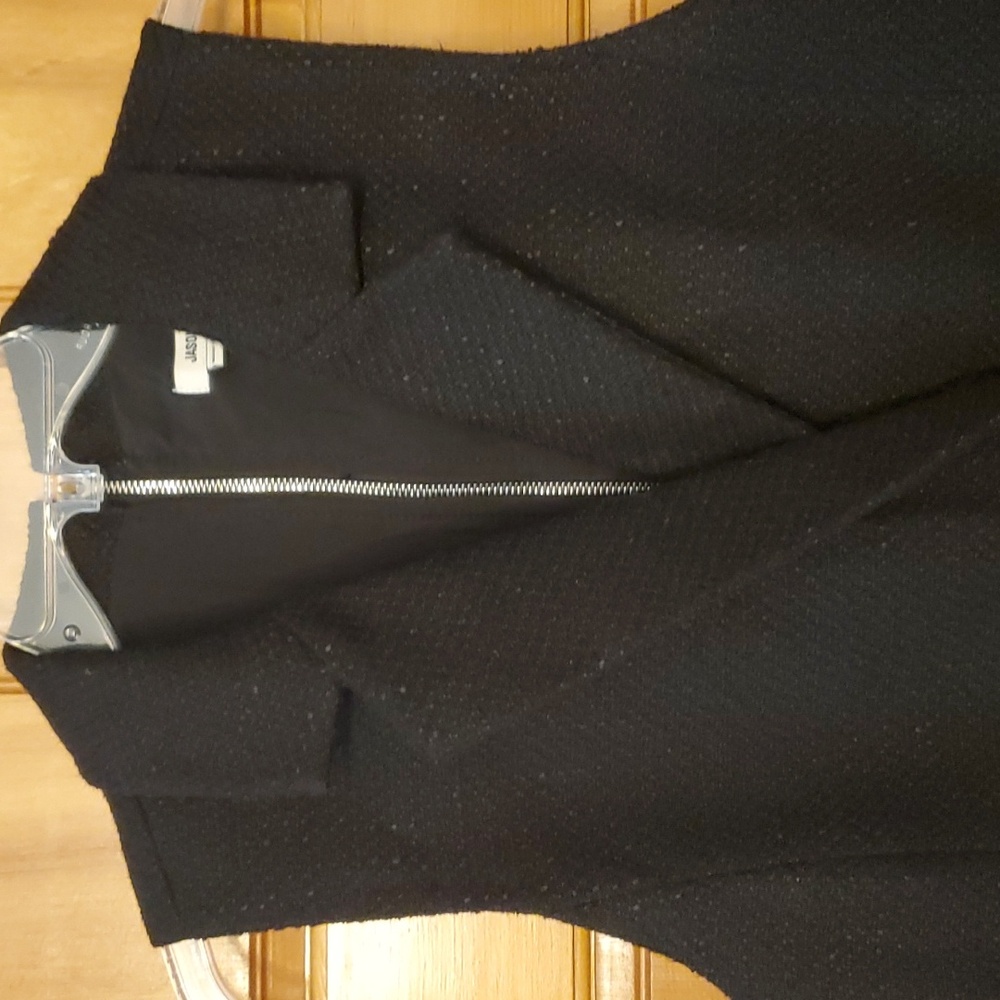 Jason Wu Black‎ Boucle Tweed Blazer Vest Dress  Size Large - Picture 6 of 11